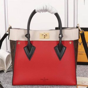 Replica Louis Vuitton On My Side Bag In Pirate Red