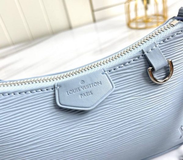 Replica Louis Vuitton Epi Leather Easy Pouch On Strap In Bleu Celeste Blue - Image 7