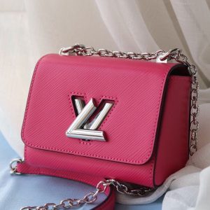 Replica Louis Vuitton Epi Leather Twist Mini Bag In Pink
