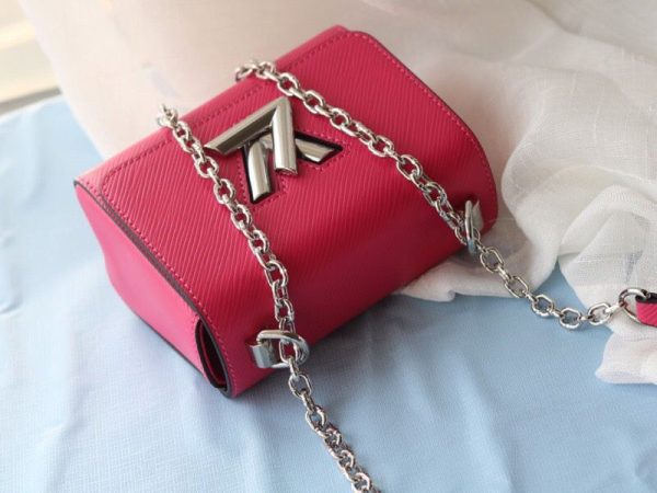 Replica Louis Vuitton Epi Leather Twist Mini Bag In Pink - Image 2
