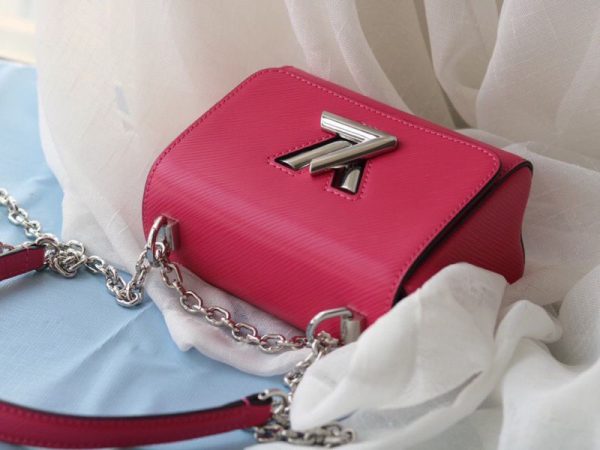 Replica Louis Vuitton Epi Leather Twist Mini Bag In Pink - Image 3