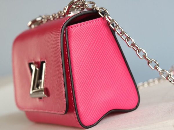 Replica Louis Vuitton Epi Leather Twist Mini Bag In Pink - Image 5