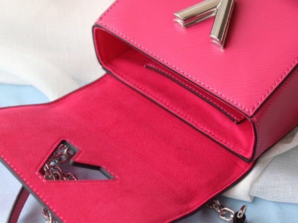 Replica Louis Vuitton Epi Leather Twist Mini Bag In Pink - Image 7