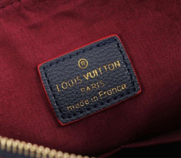 Replica Louis Vuitton Monogram Empreinte Leather Maida Hobo In Navy Blue - Image 6