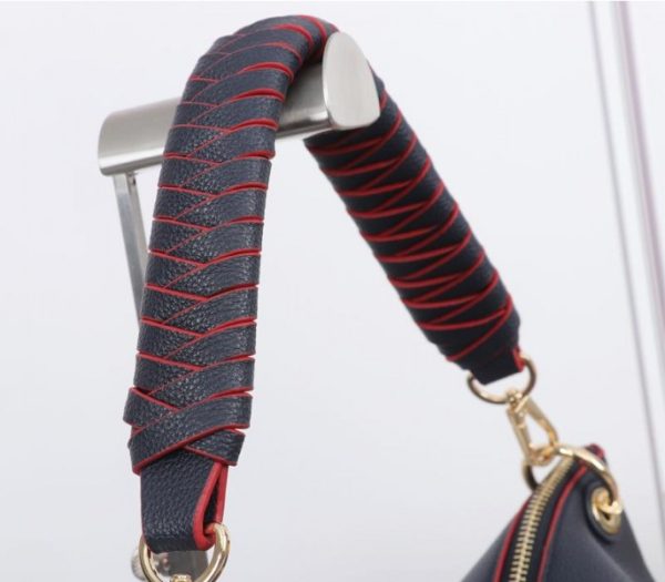 Replica Louis Vuitton Monogram Empreinte Leather Maida Hobo In Navy Blue - Image 8