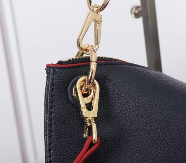 Replica Louis Vuitton Monogram Empreinte Leather Maida Hobo In Navy Blue - Image 9