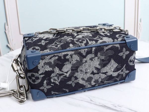 Replica Louis Vuitton Monogram Tapestry Canvas Mini Soft Trunk Bag - Image 4