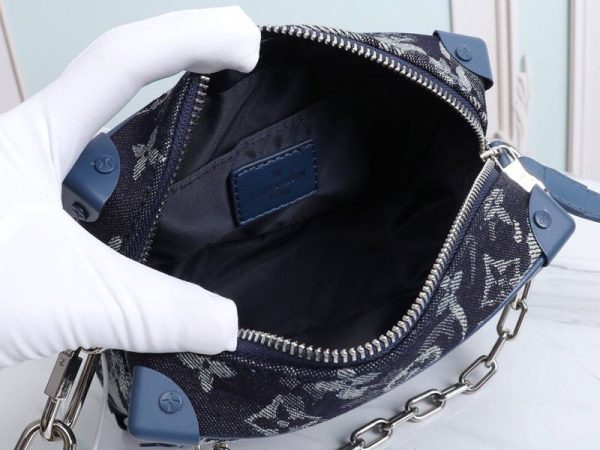 Replica Louis Vuitton Monogram Tapestry Canvas Mini Soft Trunk Bag - Image 5