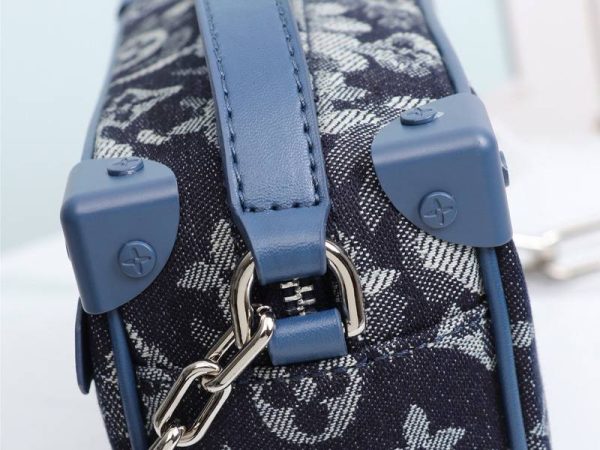 Replica Louis Vuitton Monogram Tapestry Canvas Mini Soft Trunk Bag - Image 7