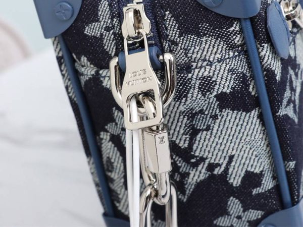 Replica Louis Vuitton Monogram Tapestry Canvas Mini Soft Trunk Bag - Image 9