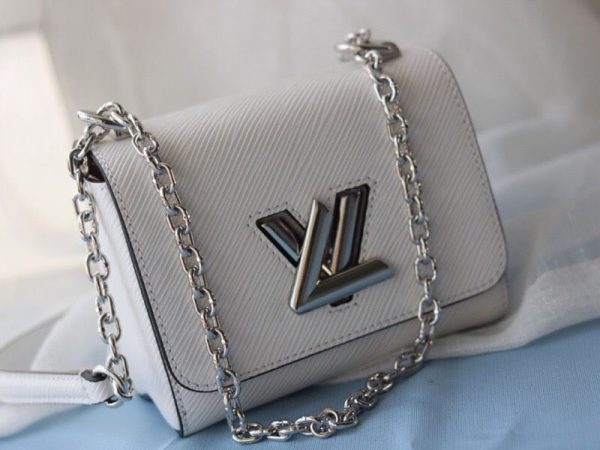 Replica Louis Vuitton Epi Leather Twist Mini Bag In Off-White