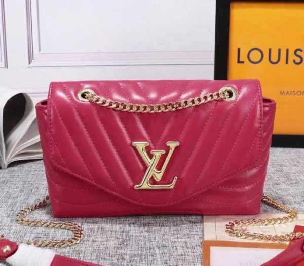 Replica Louis Vuitton New Wave Chain Bag In Agathe Pink