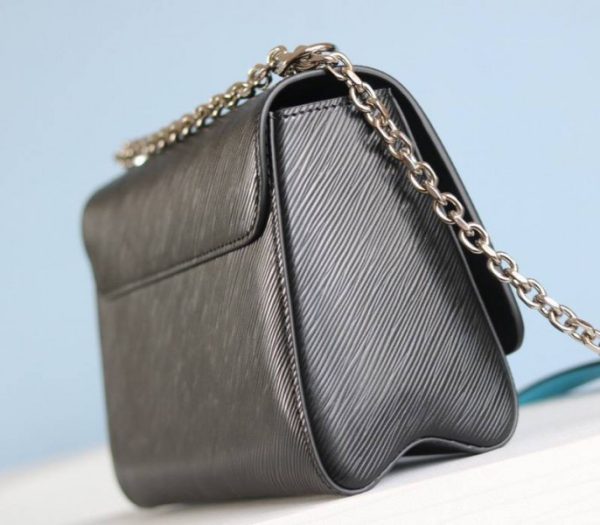 Replica Louis Vuitton Epi Leather Twist MM Limited Edition Bag In Black - Image 5