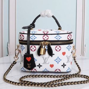 Replica Louis Vuitton Game On Vanity PM Bag In White