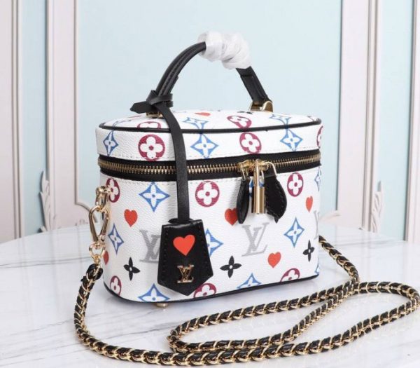 Replica Louis Vuitton Game On Vanity PM Bag In White - Image 2