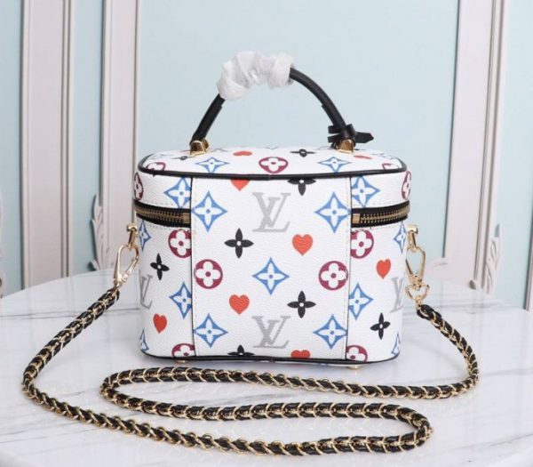 Replica Louis Vuitton Game On Vanity PM Bag In White - Image 3
