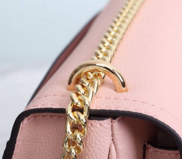 Replica Louis Vuitton Lockme Chain PM Bag In Pink - Image 8