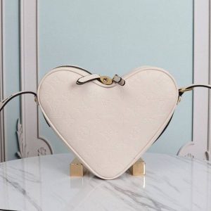 Replica Louis Vuitton Monogram Empreinte Game On Coeur Bag In Cream