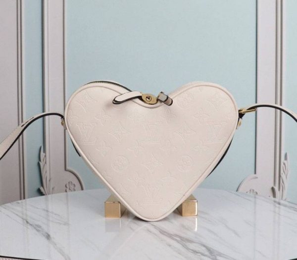 Replica Louis Vuitton Monogram Empreinte Game On Coeur Bag In Cream