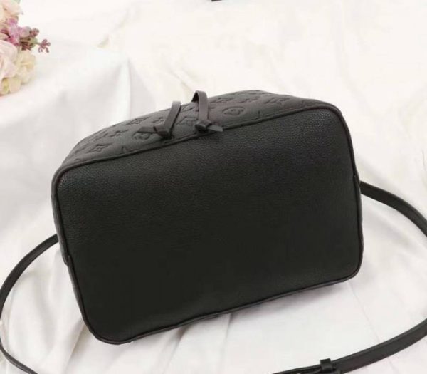 Replica Louis Vuitton Monogram Empreinte NeoNoe MM Bag In Black - Image 5