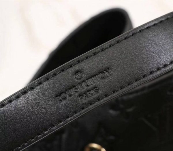 Replica Louis Vuitton Monogram Empreinte NeoNoe MM Bag In Black - Image 9