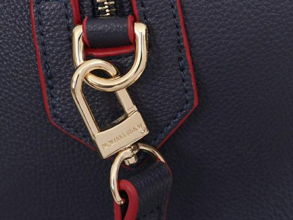 Replica Louis Vuitton Monogram Empreinte Speedy Bandouliere 25 Handbag In Navy Blue - Image 8
