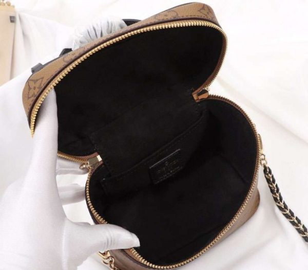 Replica Louis Vuitton Monogram Reverse Canvas Vanity PM Bag - Image 5