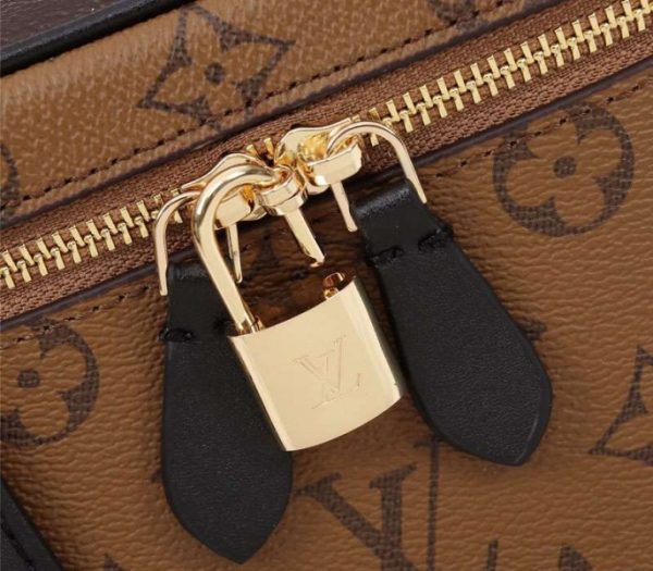 Replica Louis Vuitton Monogram Reverse Canvas Vanity PM Bag - Image 6