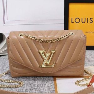 Replica Louis Vuitton New Wave Chain Bag In Beige