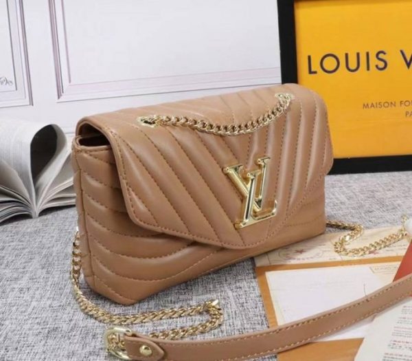Replica Louis Vuitton New Wave Chain Bag In Beige - Image 2