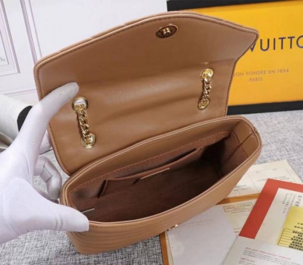 Replica Louis Vuitton New Wave Chain Bag In Beige - Image 6