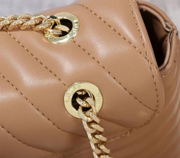 Replica Louis Vuitton New Wave Chain Bag In Beige - Image 9