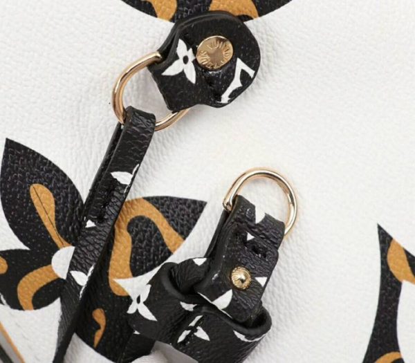 Replica Louis Vuitton Giant Neverfull MM Tote In Cream And Caramel - Image 9