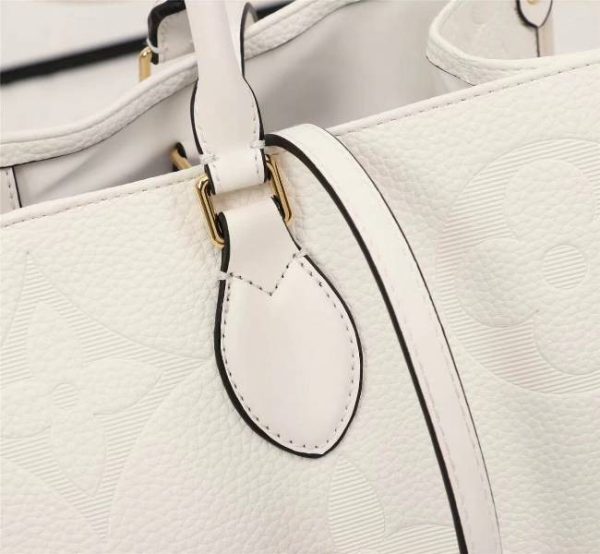 Replica Louis Vuitton Monogram Empreinte Giant Onthego GM Tote In Cream - Image 8