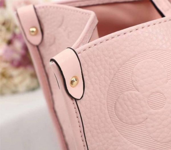 Replica Louis Vuitton Monogram Empreinte Giant Onthego GM Tote In Pink - Image 7