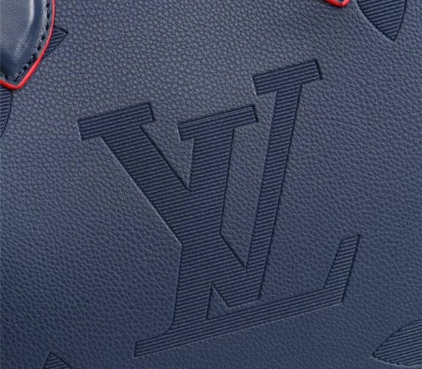 Replica Louis Vuitton Monogram Empreinte Giant Onthego MM Tote In Navy Blue - Image 8