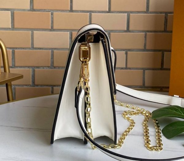 Replica Louis Vuitton Dauphine Lugano MM Off Bag In Off-White - Image 4