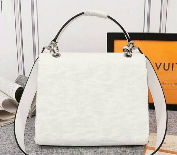 Replica Louis Vuitton Epi Leather Grenelle MM Blanc Bag In Optic White - Image 3