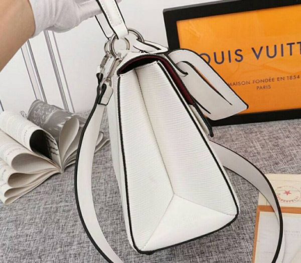 Replica Louis Vuitton Epi Leather Grenelle MM Blanc Bag In Optic White - Image 4