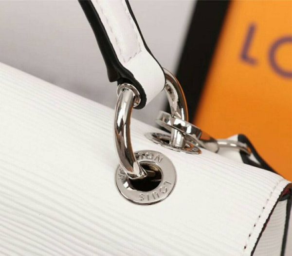 Replica Louis Vuitton Epi Leather Grenelle MM Blanc Bag In Optic White - Image 7