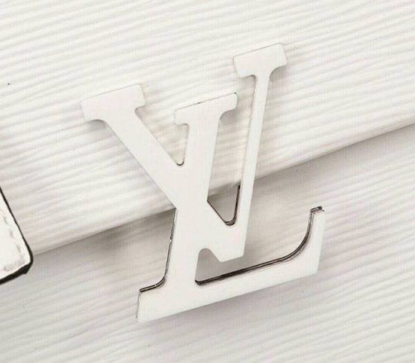 Replica Louis Vuitton Epi Leather Grenelle MM Blanc Bag In Optic White - Image 8