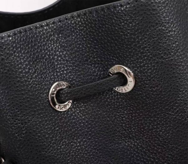 Replica Louis Vuitton Mahina Bella Bag In Black - Image 8