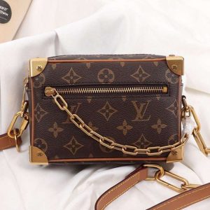 Replica Louis Vuitton Monogram Canvas Mini Soft Trunk Bag