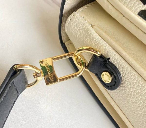 Replica Louis Vuitton Spring 2022 Monogram Empreinte Pochette Metis Handbag In Cream - Image 8