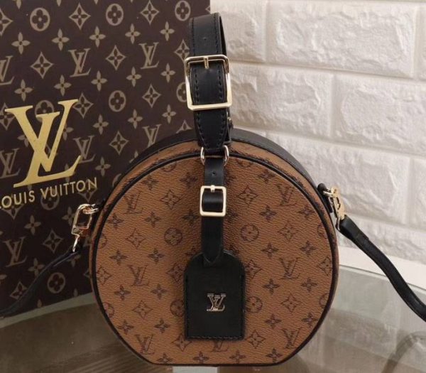 Replica Louis Vuitton Monogram Reverse Canvas Petite Boite Chapeau