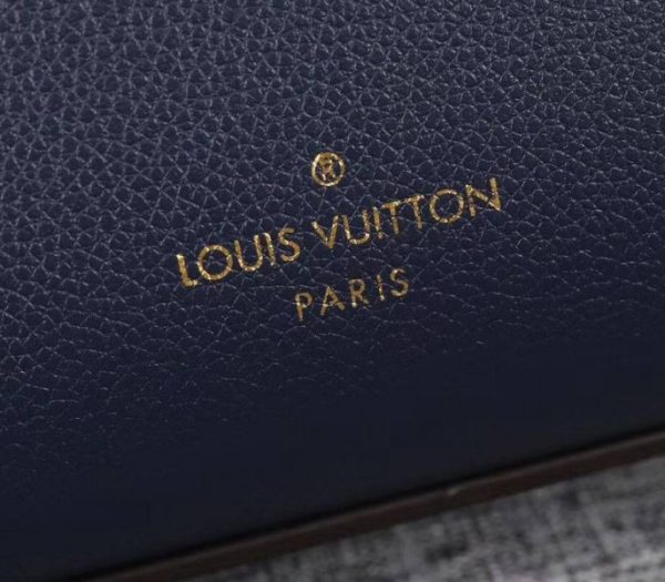 Replica Louis Vuitton On My Side Bag In Navy Blue - Image 8
