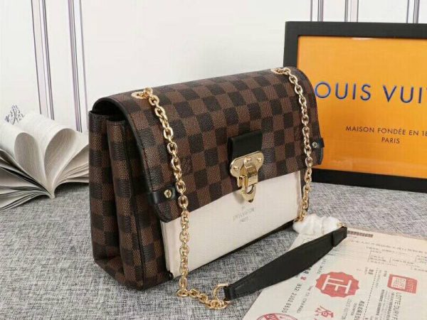 Replica Louis Vuitton Damier Ebene Canvas Vavin PM Bag In Cream - Image 2