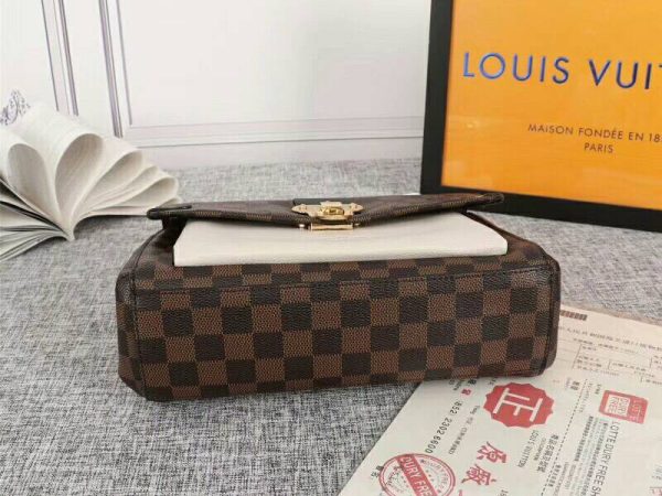 Replica Louis Vuitton Damier Ebene Canvas Vavin PM Bag In Cream - Image 3