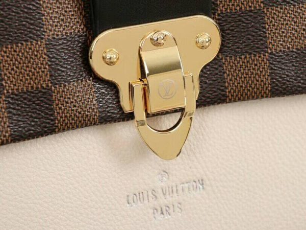 Replica Louis Vuitton Damier Ebene Canvas Vavin PM Bag In Cream - Image 7