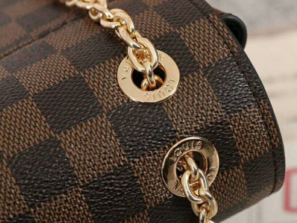 Replica Louis Vuitton Damier Ebene Canvas Vavin PM Bag In Cream - Image 8